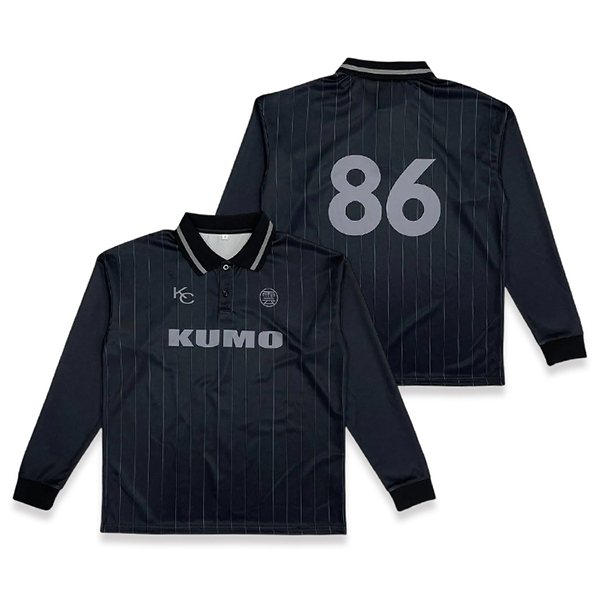 Long Sleeve Soccer Jersey Polo Neck Design Sublimation Printing Sportswear