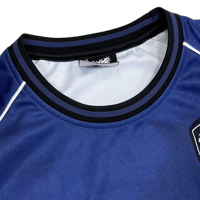 Custom High Quality Sublimation Embroidery Patchwork Soccer Shirts
