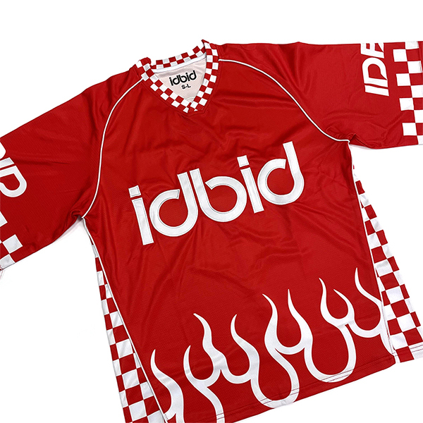 Unique High Quality Racing Design Embroidery Patchwork Street Fashion Football Jersey