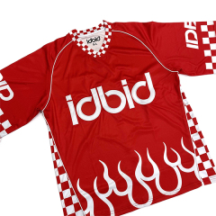 Unique High Quality Racing Design Embroidery Patchwork Street Fashion Football Jersey