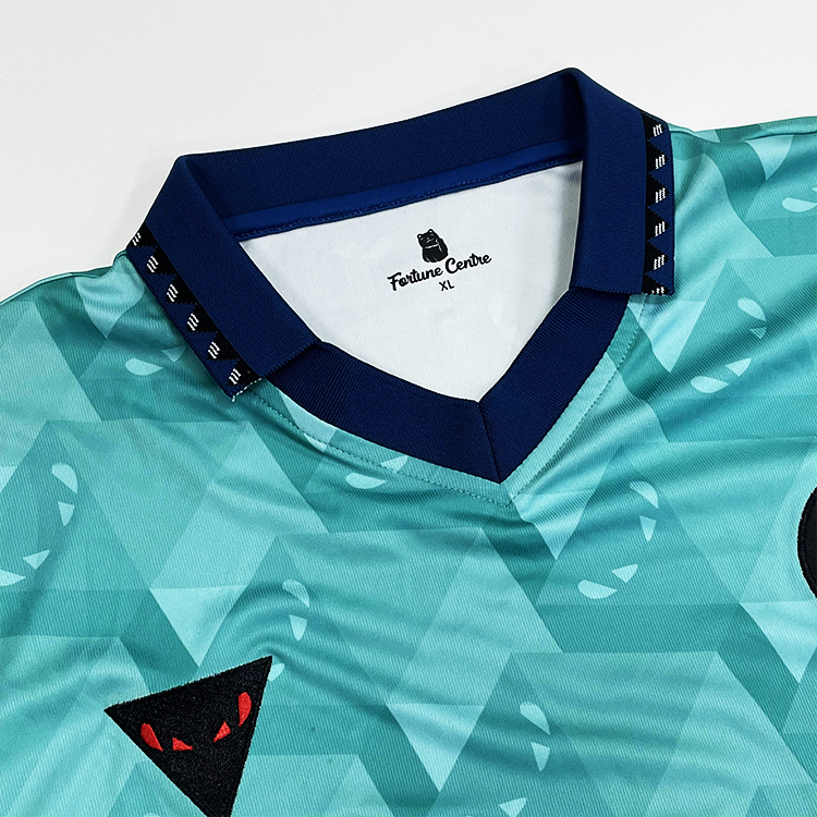 Sublimation Design Printing Embroidery Logo Soccer Shirts