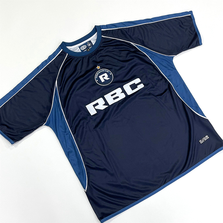 Sublimation Crew Collar Patchwork Football Shirts