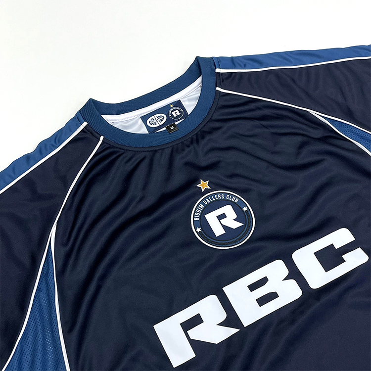 Sublimation Crew Collar Patchwork Football Shirts