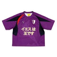 Custom Crew Collar Embroidery Soccer Shirts