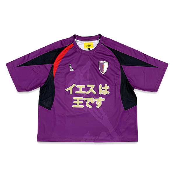Custom Crew Collar Embroidery Soccer Shirts