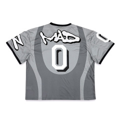 Custom American Football Jersey Fans Style Mesh Boxy Fit Shirts