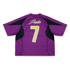 Custom Crew Collar Embroidery Soccer Shirts