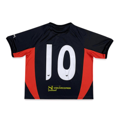 Oversized Boxy Soccer Jersey with Sublimation & Embroidery