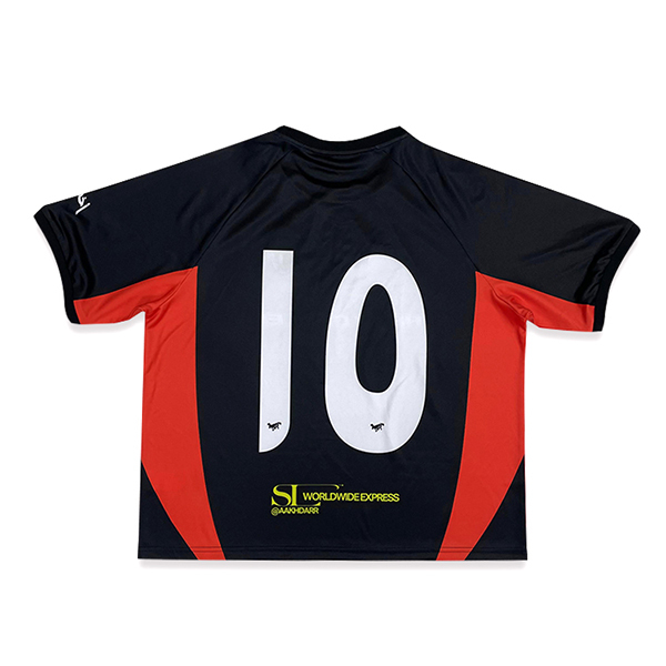 Oversized Boxy Soccer Jersey with Sublimation & Embroidery