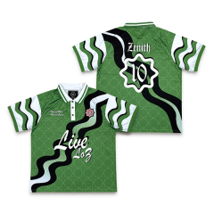 Sublimation Streetwear Design High Quality Football Jersey