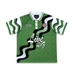 Sublimation Streetwear Design High Quality Football Jersey