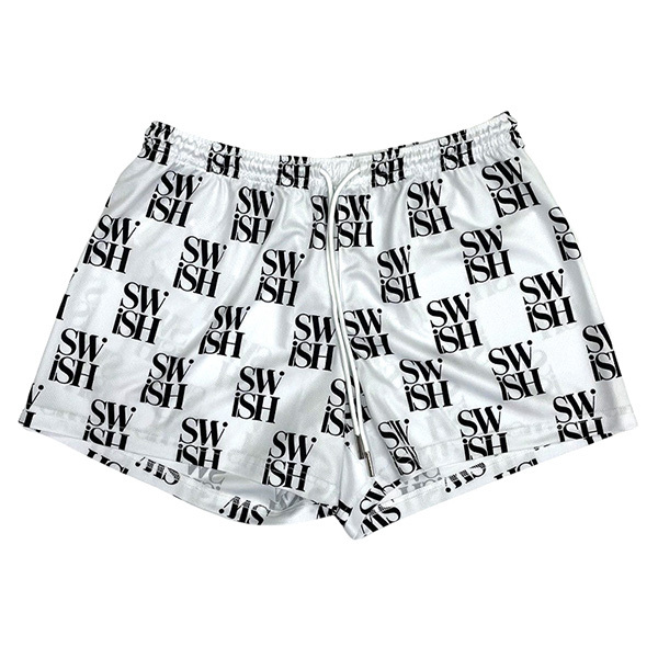 Classic Women Letter Mesh Sports Shorts