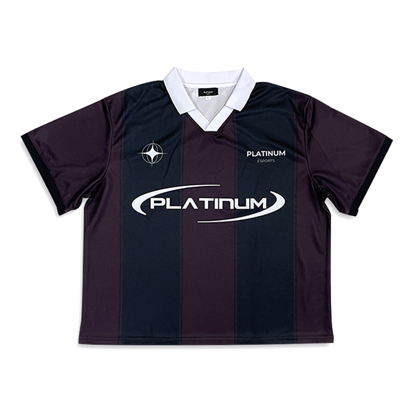 Custom Vintage Striped Sublimation Design High Quality Football Shirts