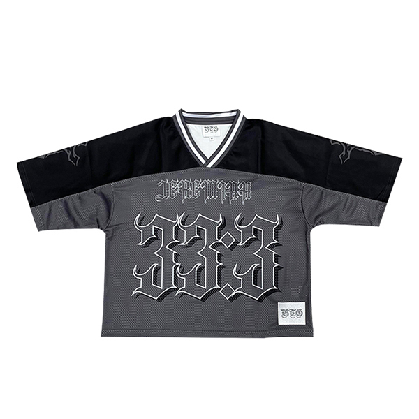 Custom Oversized Sublimation Embroidery Boxy Football Jersey