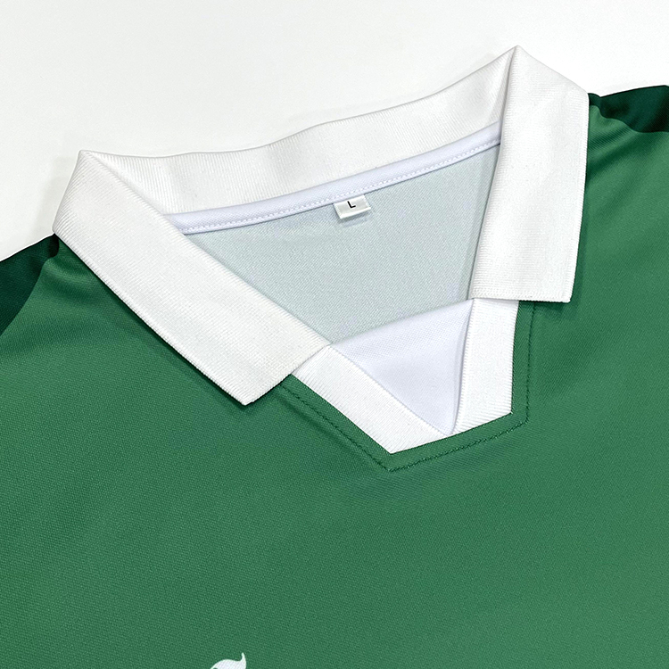 Custom Vintage Green Sublimation Patchwork Football Jersey