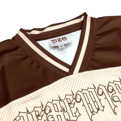 Custom Oversized Sublimation Embroidery Boxy Football Jersey