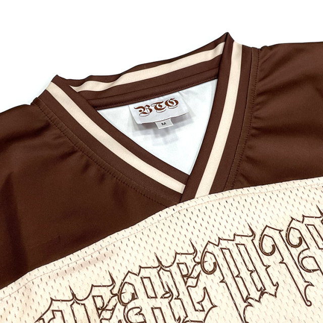 Custom Oversized Sublimation Embroidery Boxy Football Jersey