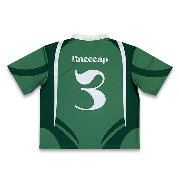 Custom Vintage Green Sublimation Patchwork Football Jersey