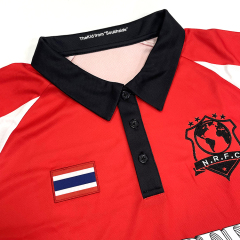 Custom Sublimation Embroidery Oversized Polo Soccer Shirts