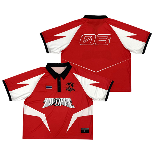 Custom Sublimation Embroidery Oversized Polo Soccer Shirts