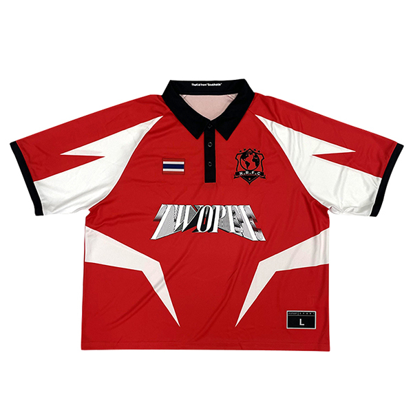 Custom Sublimation Embroidery Oversized Polo Soccer Shirts