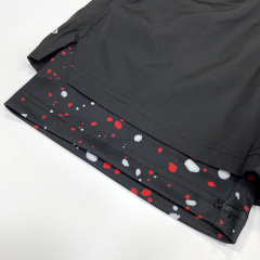 Sublimation Patchwork Heat Pressed (With lining) Fashion Sports Shorts