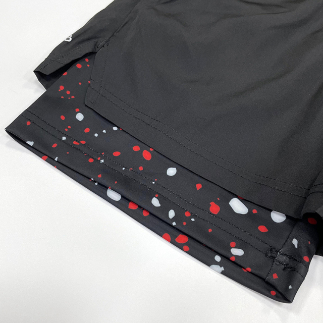 Sublimation Patchwork Heat Pressed (With lining) Fashion Sports Shorts