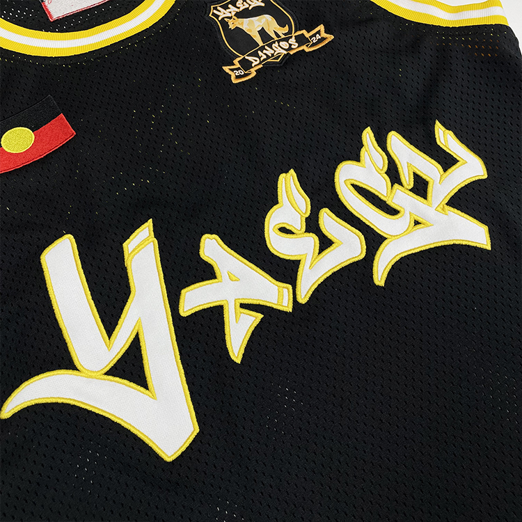 Custom Mesh Embroidery Basketball Jersey