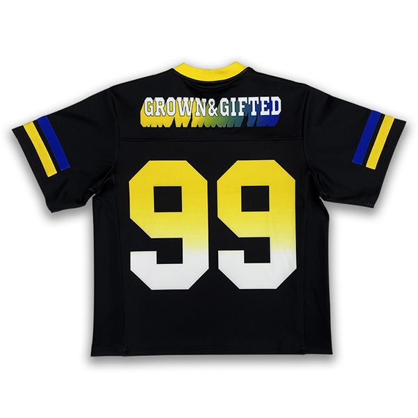 Sublimation Printing Patchwork Design Embroidery American Football Jersey