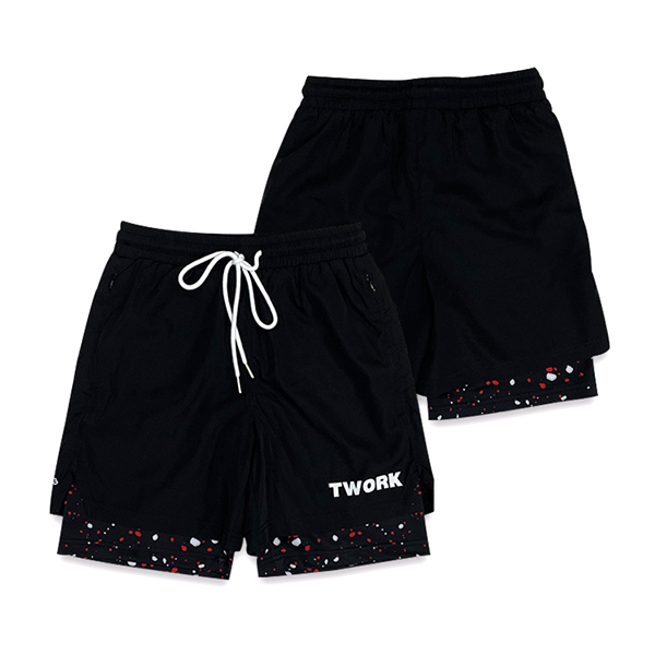 Sublimation Patchwork Heat Pressed (With lining) Fashion Sports Shorts