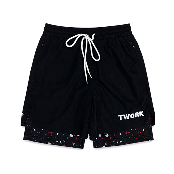 Sublimation Patchwork Heat Pressed (With lining) Fashion Sports Shorts