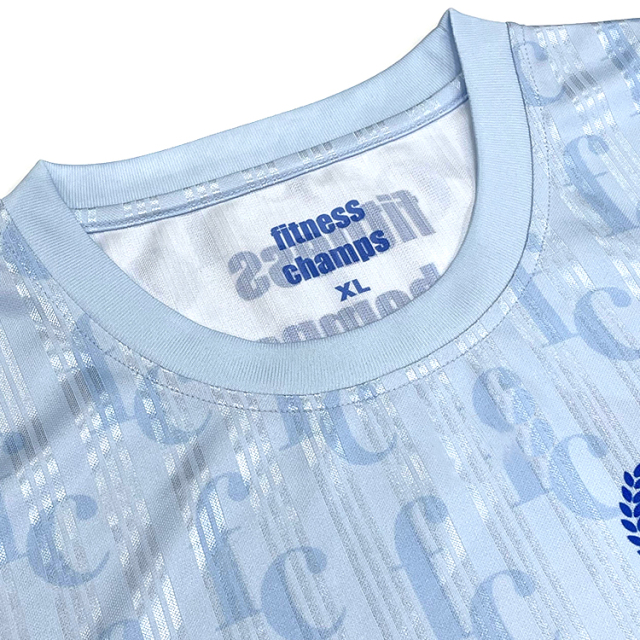 Sublimation Blue Design Printing Soccer Shirts