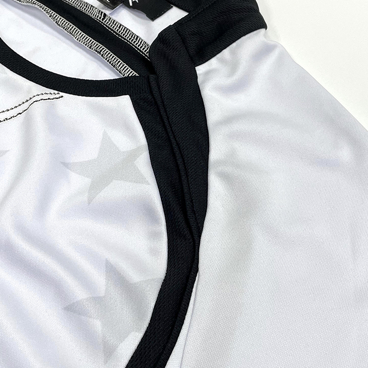 Custom White Retro Long Sleeve Soccer Shirts