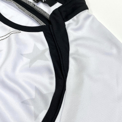 Custom White Retro Long Sleeve Soccer Shirts