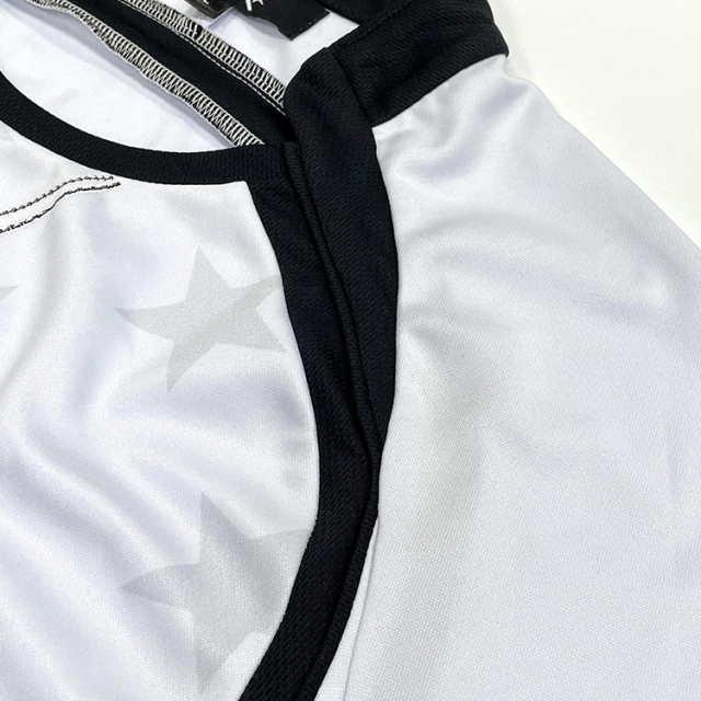 Custom White Retro Long Sleeve Soccer Shirts