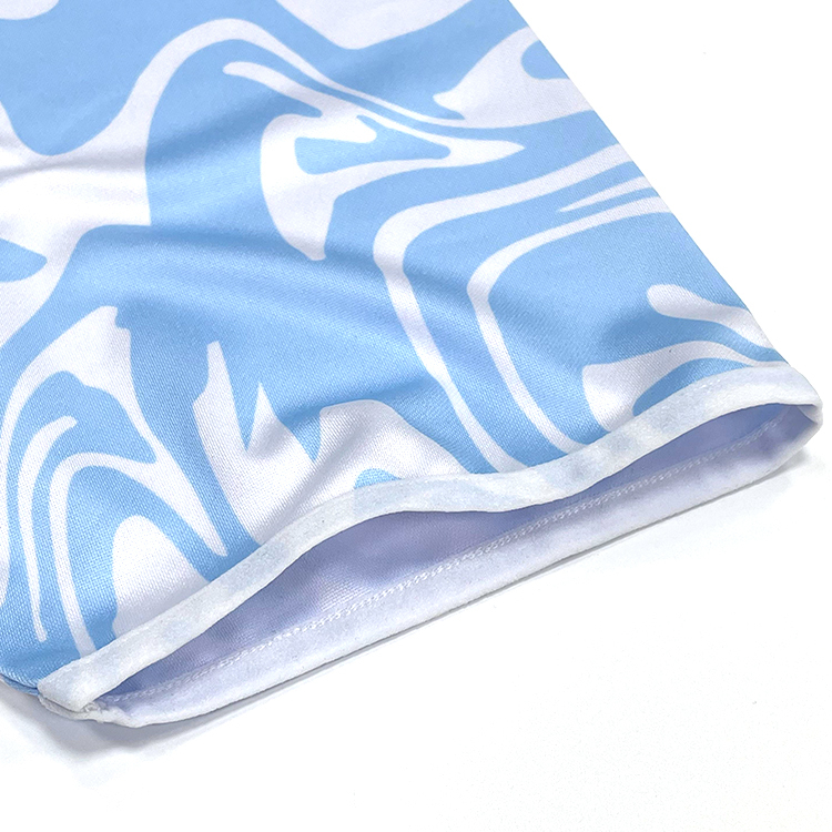 Street Style Blue Sublimation Embroidery Football Jersey