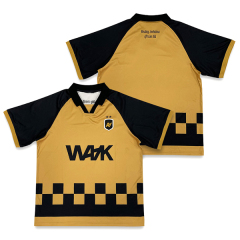 Custom Brown Soccer Jersey with Sublimation & Embroidery