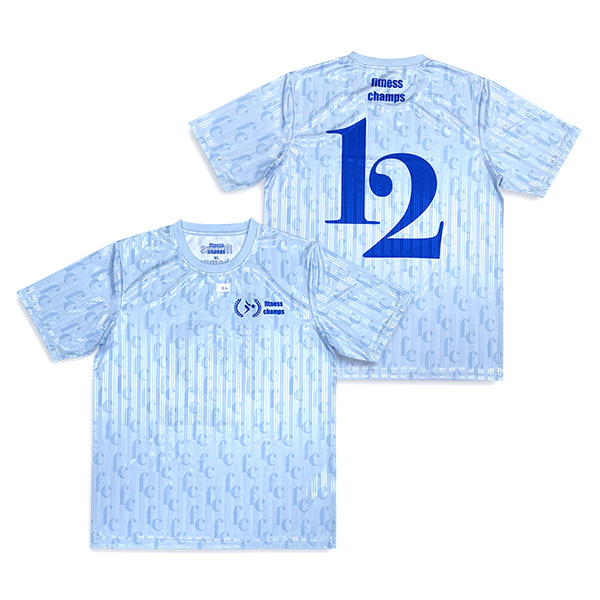 Sublimation Blue Design Printing Soccer Shirts