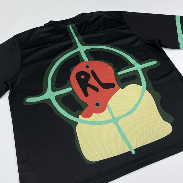 Custom Sublimation Black Mesh Streetwear American Fans Football Shirts