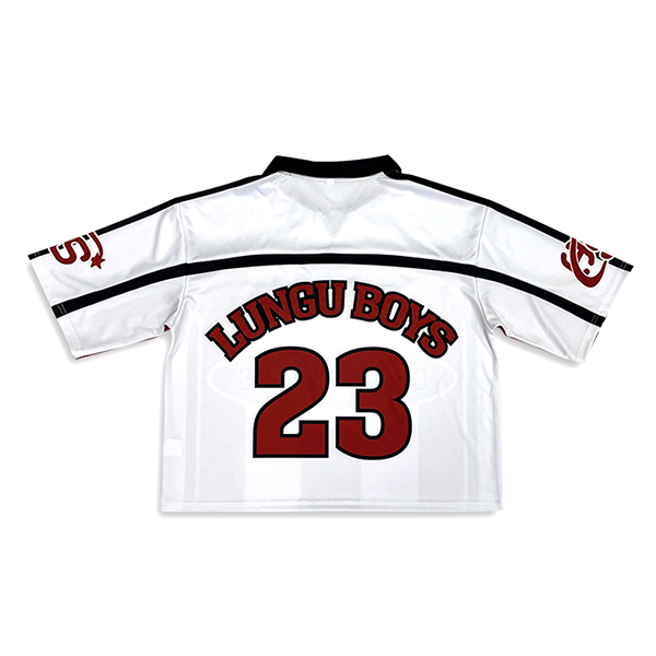 Sublimation Blue Design Printing Soccer Shirts
