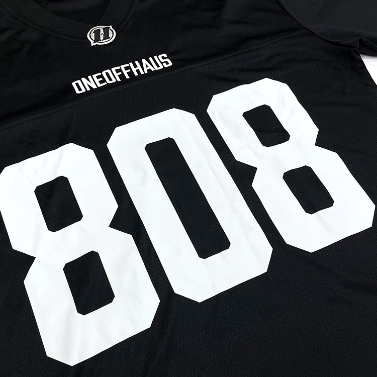 Heat Pressed Embroidery Patchwork Football Shirts