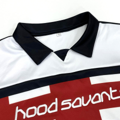 Sublimation Blue Design Printing Soccer Shirts
