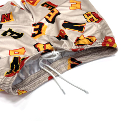 Sublimation Striped Embroidery Oversized Retro Football Jersey
