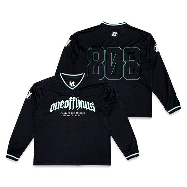 Custom StreetWear Embroidery Logo Patchwork Long Sleeves Football Jersey