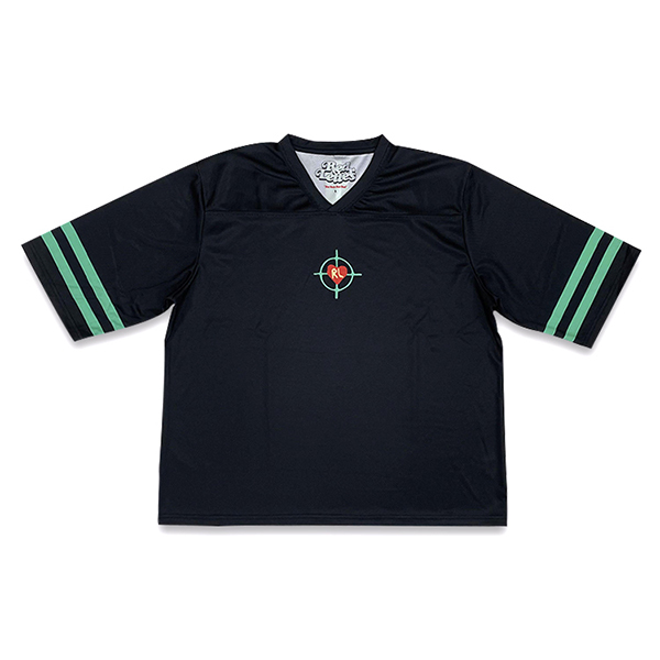 Custom Sublimation Black Mesh Streetwear American Fans Football Shirts
