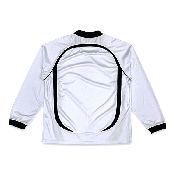 Custom White Retro Long Sleeve Soccer Shirts
