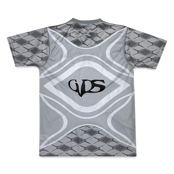 Grey Custom Design Soccer Jersey with Embroidery Logo