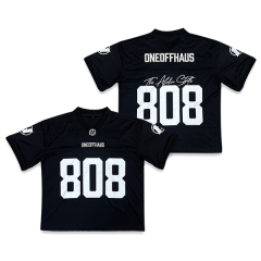 Heat Pressed Embroidery Patchwork Football Shirts