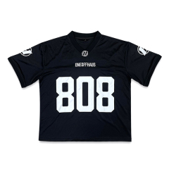 Heat Pressed Embroidery Patchwork Football Shirts