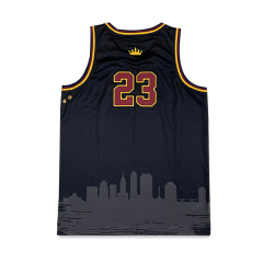 Sublimation Tackle Twill Embroidery Design High Quality Basketball Jersey